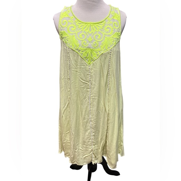 Lilly Pulitzer Cammie Trapeze Dress in Lemon Drop Neon Yellow - Picture 3 of 4